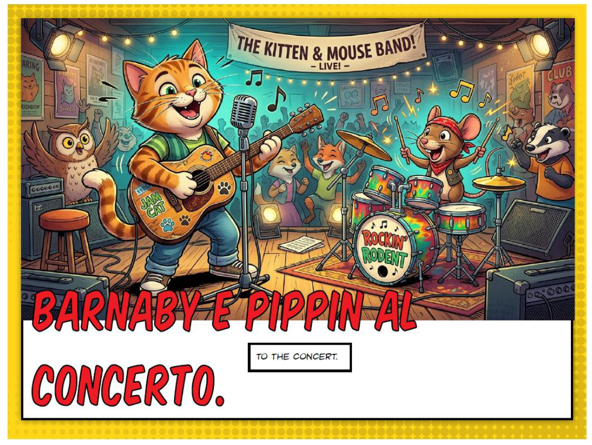 Barnaby and Pippin at the concert. Comprensione e domande.